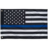 TK Flags 2' x 3' Durable Quad Stitched Flag USA Blue Line