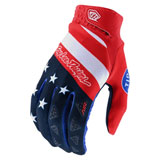 Troy Lee Air Stars & Stripes Gloves Red/Blue