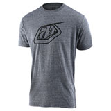 Troy Lee Logo T-Shirt Vintage Grey Snow