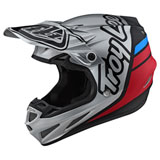 Troy Lee SE4 Silhouette Composite MIPS Helmet Silver/Black