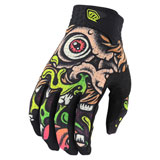 Troy Lee Youth Air Bigfoot Gloves Black/Green