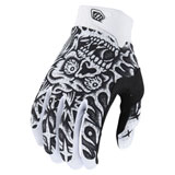 Troy Lee Air Skull Demon Gloves White/Black