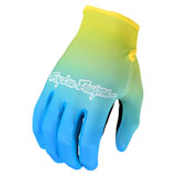 Troy Lee Flowline Faze Gloves Blue/Yellow