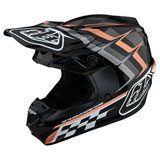 Troy Lee SE4 Warped MIPS Helmet Black/Copper