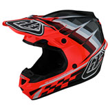 Troy Lee SE4 Warped MIPS Helmet Glo Red