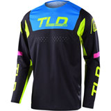 Troy Lee SE Pro Fractura Jersey Black/Fluo Yellow