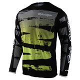 Troy Lee Youth GP Brushed Jersey Black/Glo Green