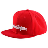 Troy Lee 9Fifty Signature Snapback Hat Red/White