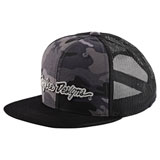 Troy Lee 9Fifty Signature Camo Snapback Hat Black/Silver