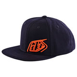 Troy Lee 9Fifty Slice Snapback Hat Navy/Orange