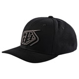 Troy Lee 9Forty Crop Snapback Hat Black/Charcoal