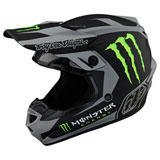 Troy Lee SE4 Riser Monster MIPS Helmet Grey/Black