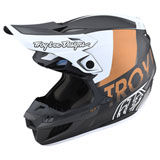 Troy Lee SE5 Qualifier Carbon MIPS Helmet White/Bronze