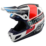 Troy Lee SE5 Qualifier Composite MIPS Helmet White/Blue