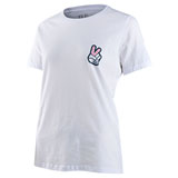 Troy Lee Women's Peace Out T-Shirt White