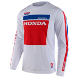 Troy Lee RS 750 Long Sleeve T-Shirt White