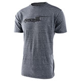 Troy Lee Aero T-Shirt Vintage Grey Snow