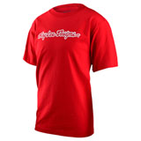 Troy Lee Youth Signature T-Shirt Red