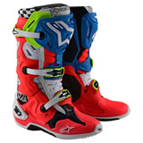 Troy Lee Alpinestars Tech 10 LE Boots Red/White/Blue
