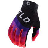 Troy Lee Air Reverb Gloves Black/Glo Red