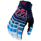 Troy Lee Youth Air Wavez Gloves Navy/Red