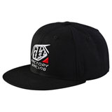 Troy Lee Factory Icon Snapback Hat Black