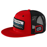 Troy Lee Factory Pit Crew Snapback Hat Red