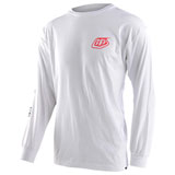 Troy Lee Stamp Long Sleeve T-Shirt White