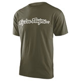 Troy Lee Signature T-Shirt Military Green