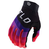 Troy Lee Youth Air Reverb Gloves Black/Glo Red