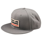 Troy Lee Factory Flat Bill Snapback Hat Smoke Blue