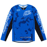 Troy Lee SE Pro Blotted Jersey Bright Blue