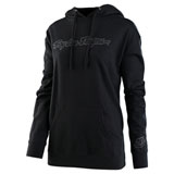 Troy Lee Women's Signature Hooded Sweatshirt Black/Reflective