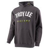 Troy Lee Youth Bolt Hooded Sweatshirt Washed Grey