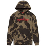 Troy Lee Youth Signature Hooded Sweatshirt Olive Camo