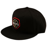 Troy Lee Imprint Flat Bill Snapback Hat Black