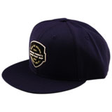 Troy Lee Imprint Flat Bill Snapback Hat Indigo