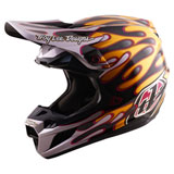 Troy Lee SE5 Overspray Carbon MIPS Helmet Black/Gold