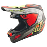 Troy Lee SE5 Stripes Composite MIPS Helmet Black/Infra Red