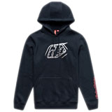 Troy Lee Badge Hooded Sweatshirt Black/Grey