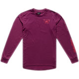 Troy Lee Ruckus Ride Lockdown Long Sleeve MTB Tee Sangria