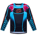 Troy Lee Youth GP Pro Framework Jersey Black/Cyan