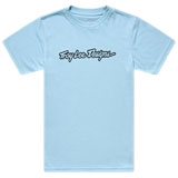 Troy Lee Youth Signature T-Shirt Dawn Blue