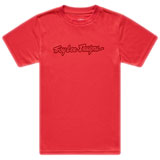 Troy Lee Youth Signature T-Shirt Scarlet