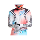 Troy Lee SE Pro Wander Jersey White/Gun Metal