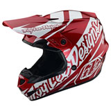 Troy Lee GP Slice Helmet Red/White
