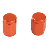 Tusk Billet Aluminum Valve Stem Caps Orange