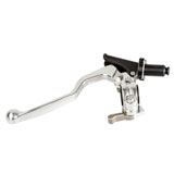 Tusk Quick Adjust Clutch Lever W/Hot Start Silver