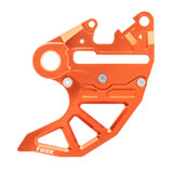 Tusk Rear Brake Caliper Support w/ Brake Disc Guard Orange