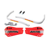 Tusk D-Flex Handguards with MX Shields Red